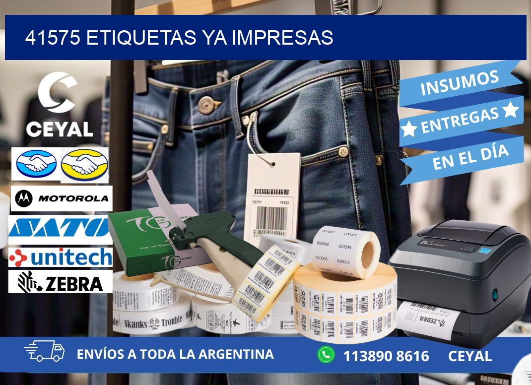 41575 ETIQUETAS YA IMPRESAS