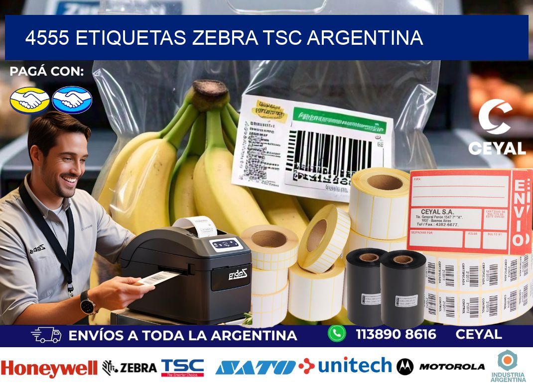 4555 etiquetas zebra tsc argentina