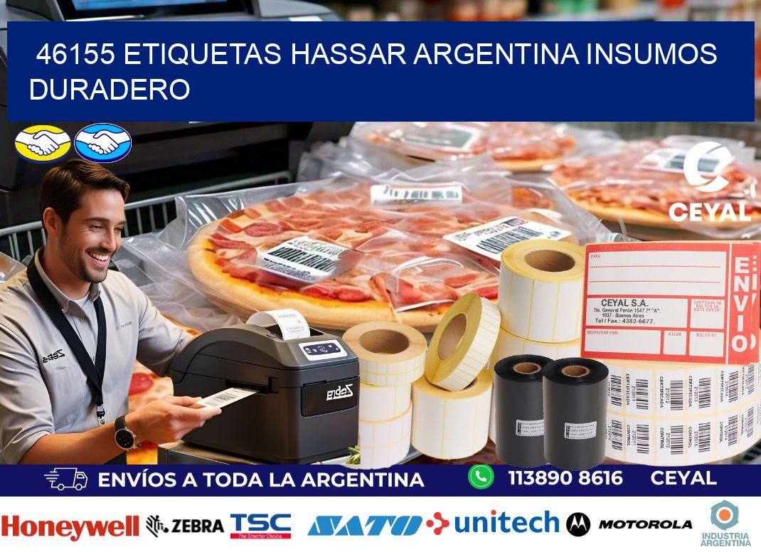 46155 etiquetas hassar argentina INSUMOS DURADERO