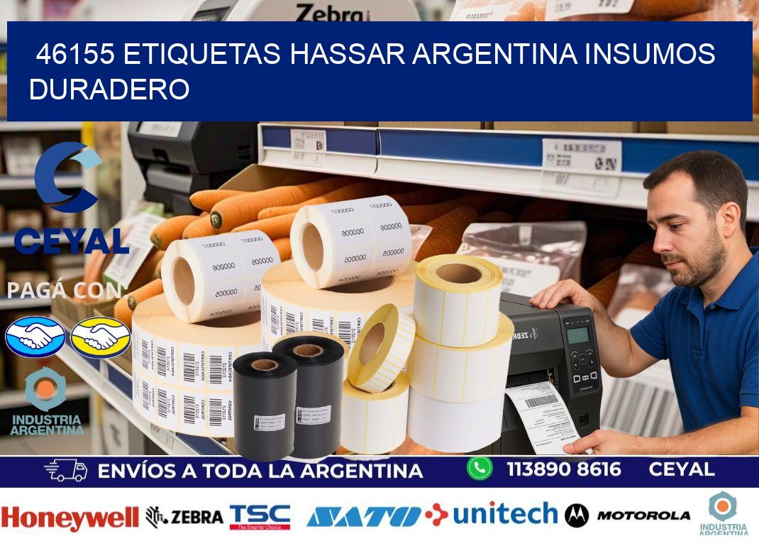 46155 etiquetas hassar argentina INSUMOS DURADERO