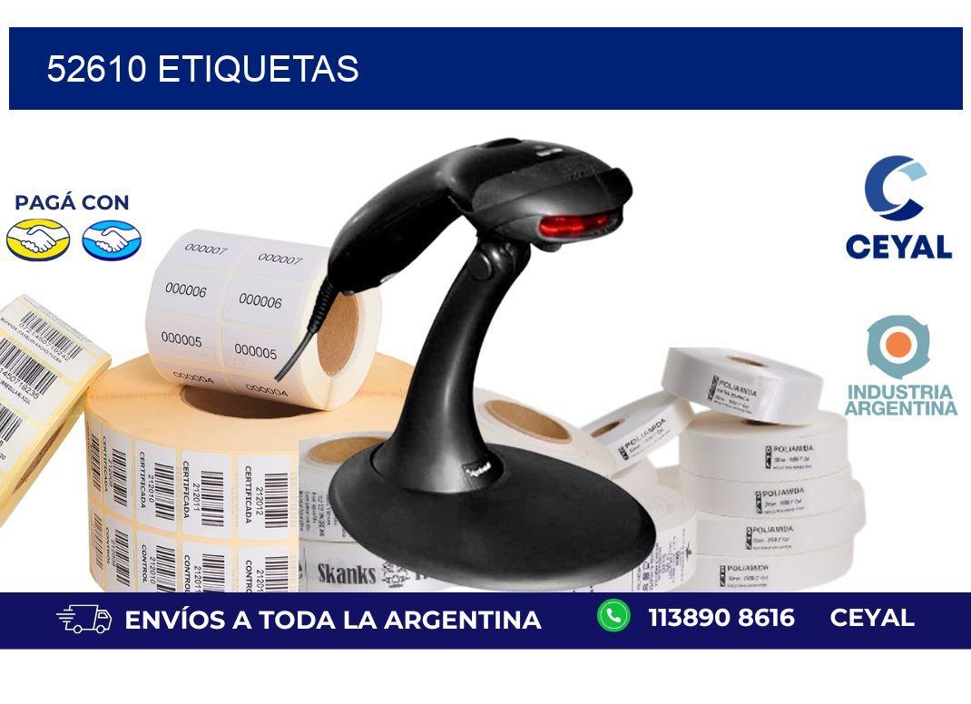 52610 ETIQUETAS