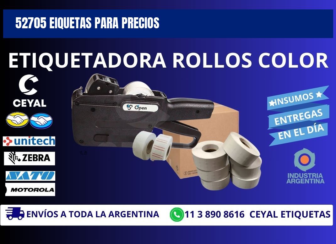 52705 EIQUETAS PARA PRECIOS