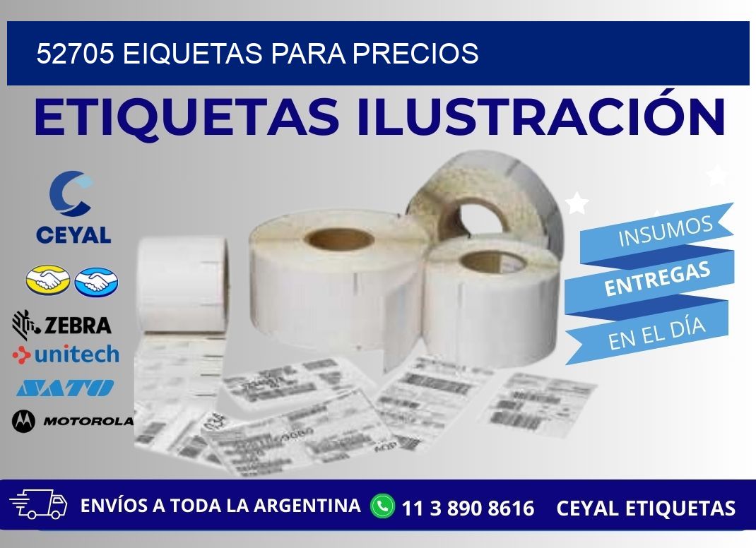 52705 EIQUETAS PARA PRECIOS