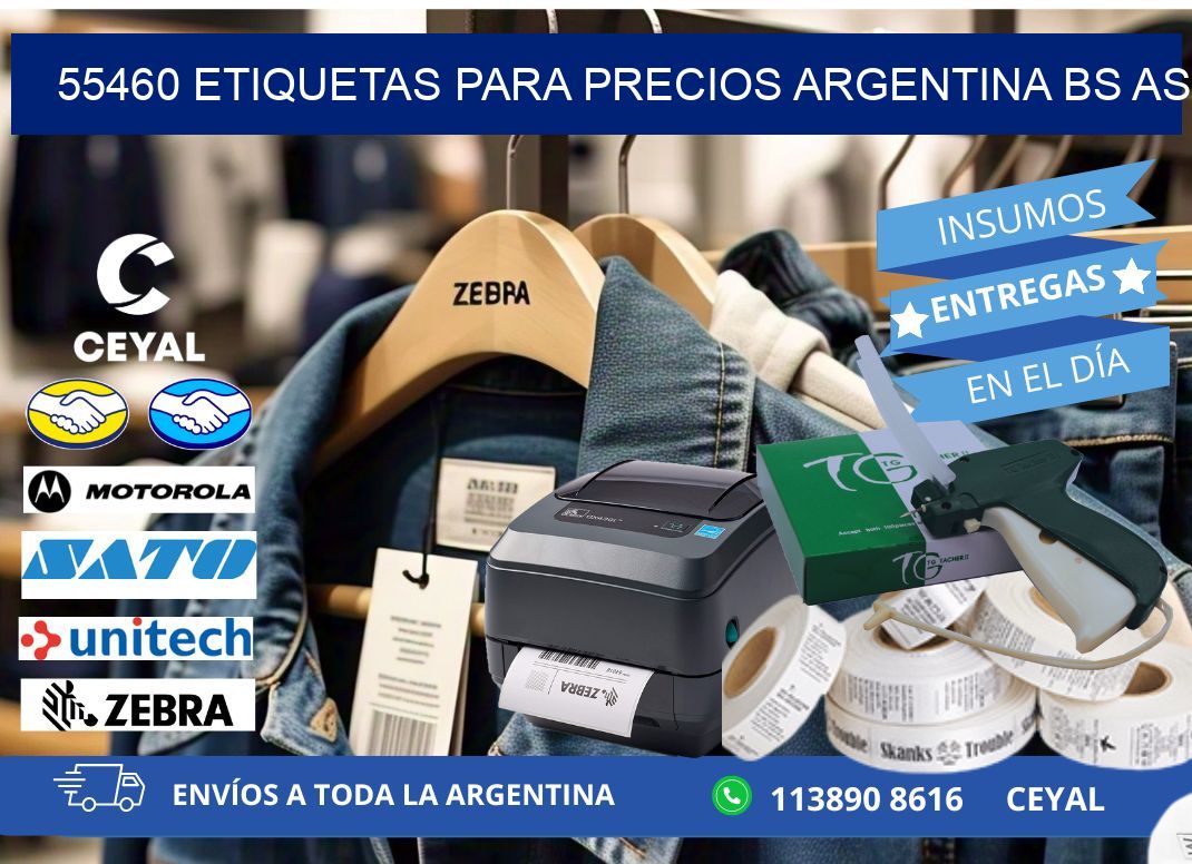 55460 ETIQUETAS PARA PRECIOS ARGENTINA BS AS