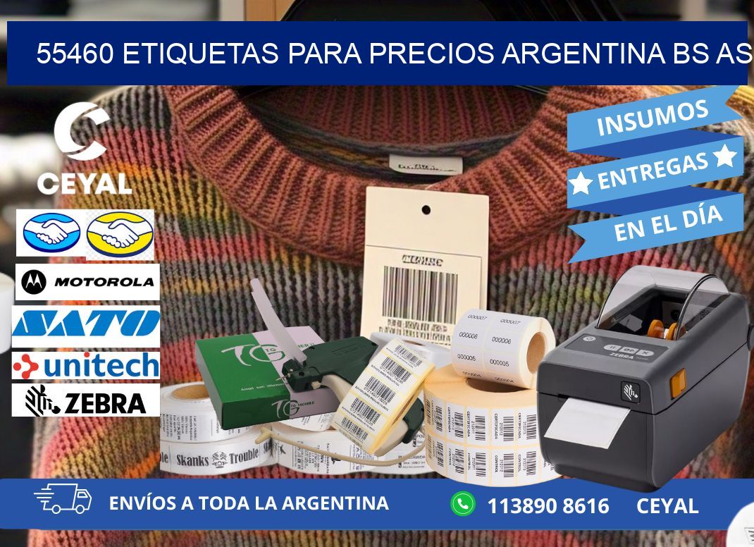 55460 ETIQUETAS PARA PRECIOS ARGENTINA BS AS