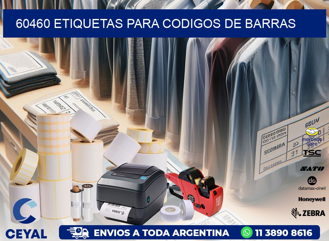 60460 ETIQUETAS PARA CODIGOS DE BARRAS