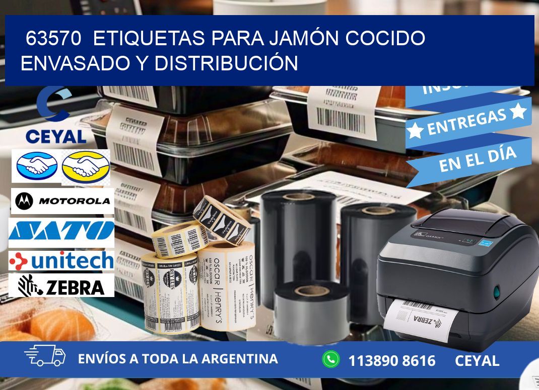 63570  ETIQUETAS PARA JAMÓN COCIDO ENVASADO Y DISTRIBUCIÓN