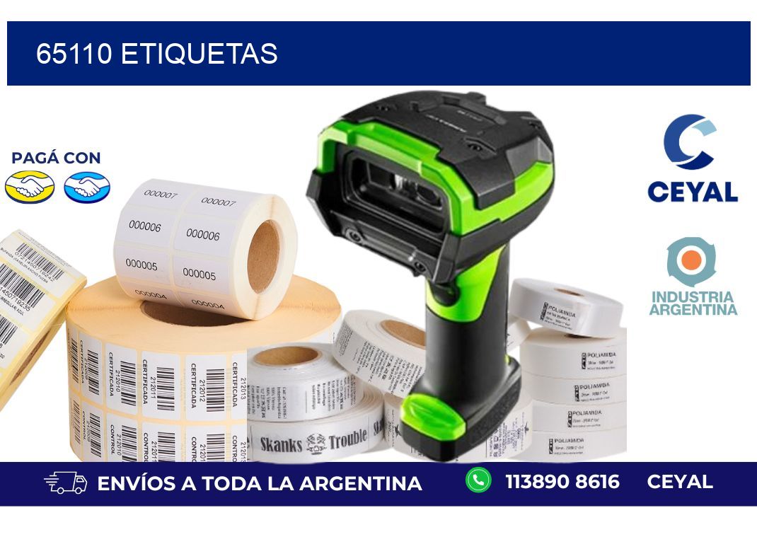 65110 ETIQUETAS