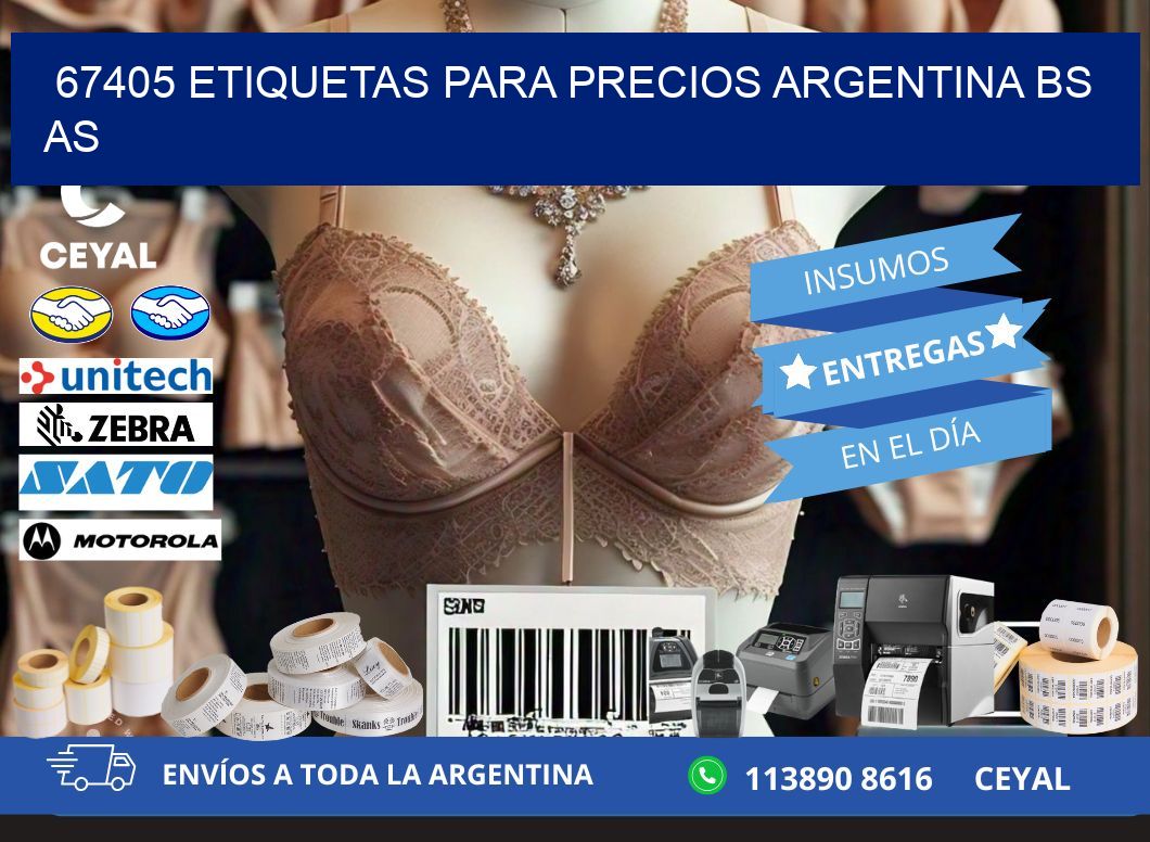 67405 ETIQUETAS PARA PRECIOS ARGENTINA BS AS
