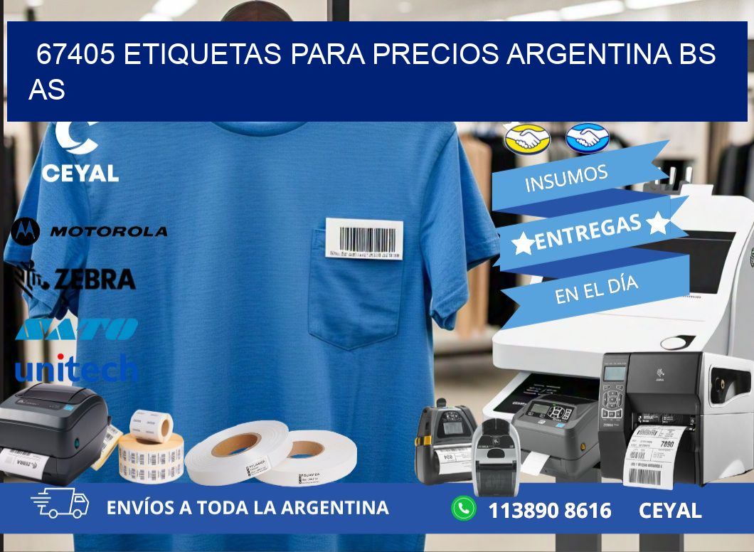 67405 ETIQUETAS PARA PRECIOS ARGENTINA BS AS