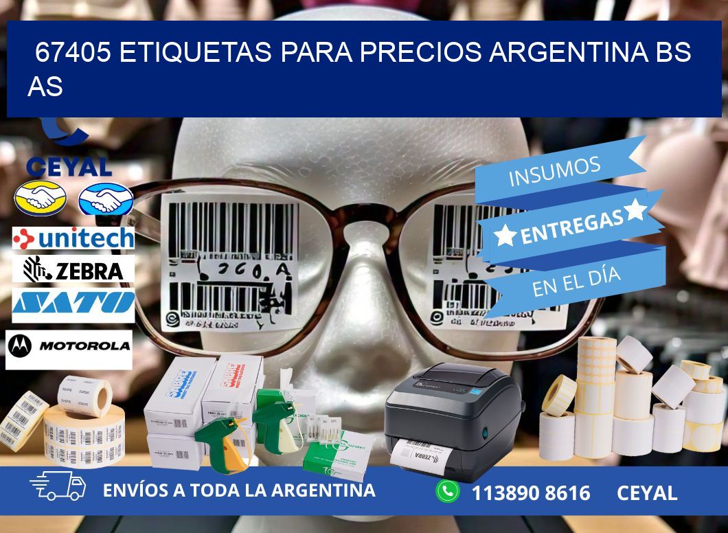 67405 ETIQUETAS PARA PRECIOS ARGENTINA BS AS