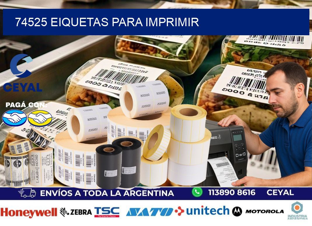 74525 EIQUETAS PARA IMPRIMIR