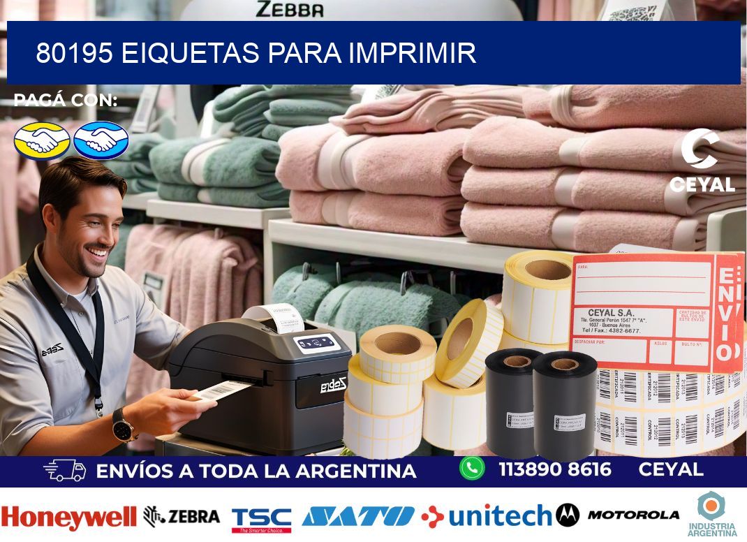 80195 EIQUETAS PARA IMPRIMIR