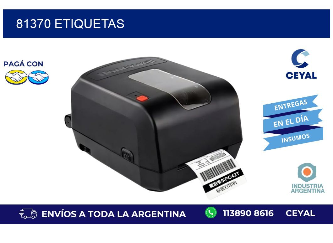81370 ETIQUETAS
