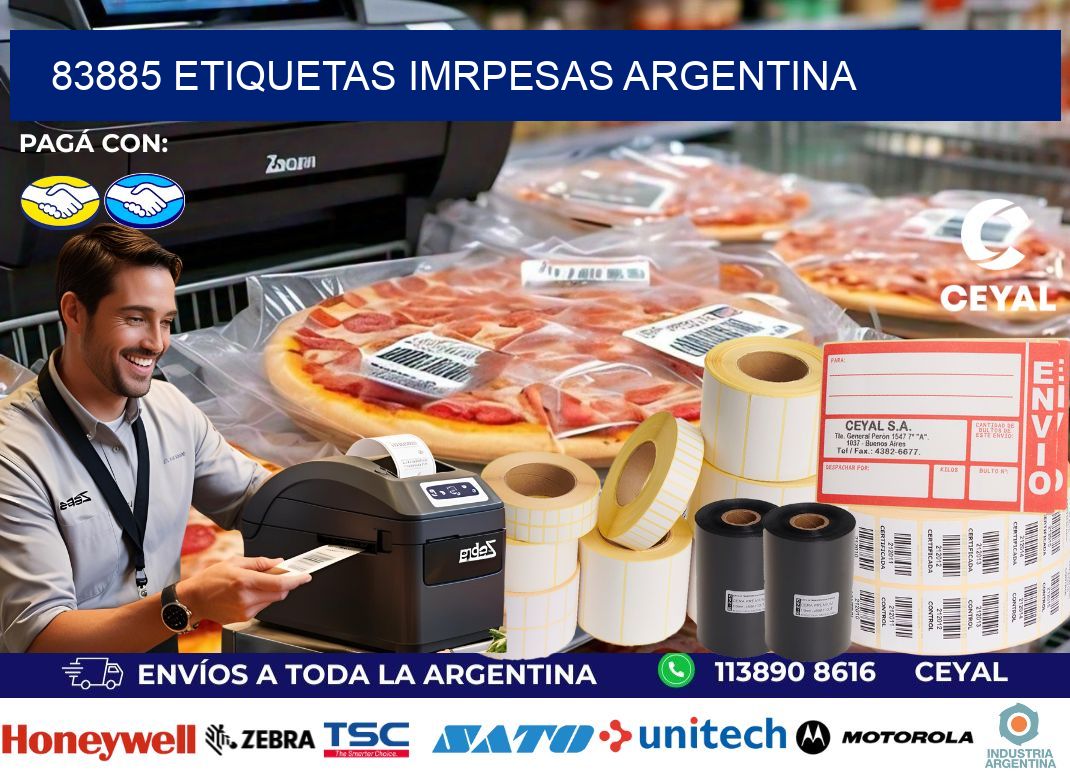 83885 etiquetas imrpesas argentina