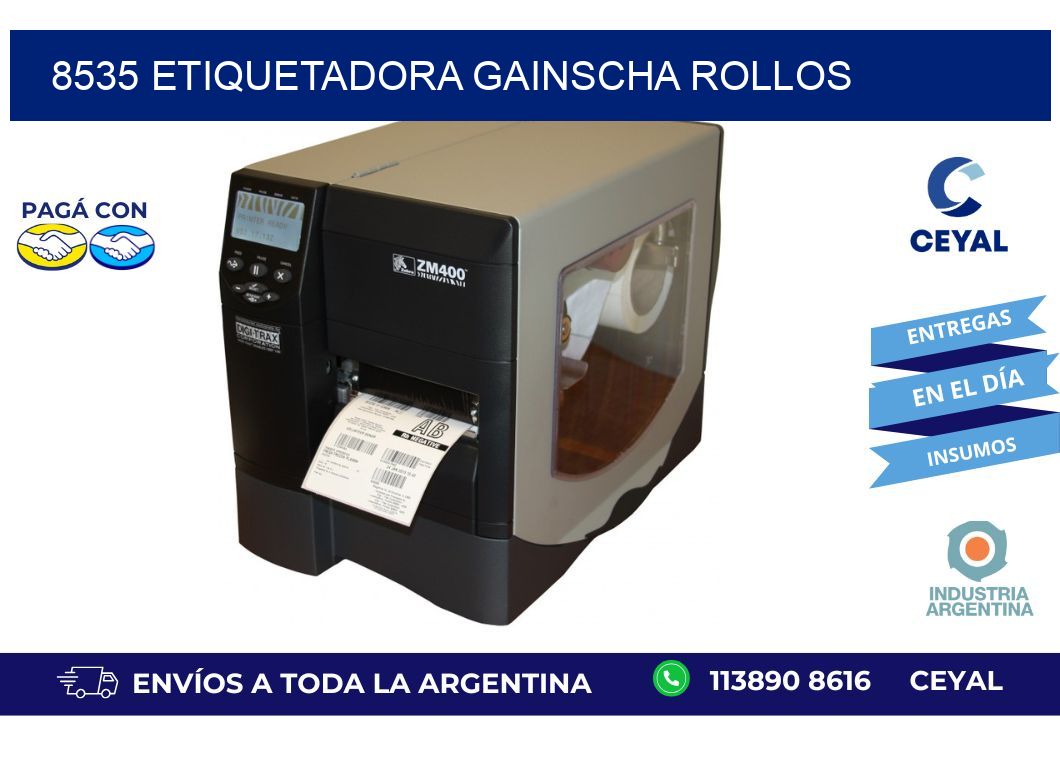 8535 ETIQUETADORA GAINSCHA ROLLOS