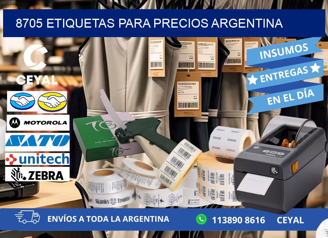 8705 ETIQUETAS PARA PRECIOS ARGENTINA