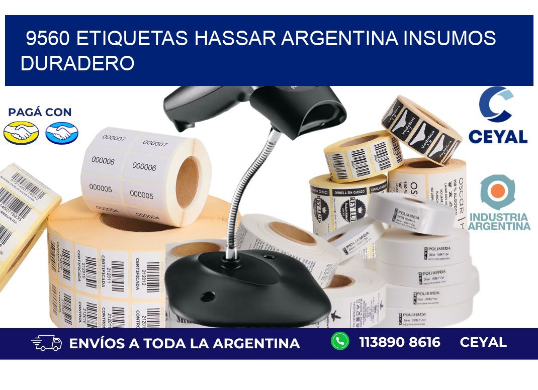 9560 etiquetas hassar argentina INSUMOS DURADERO
