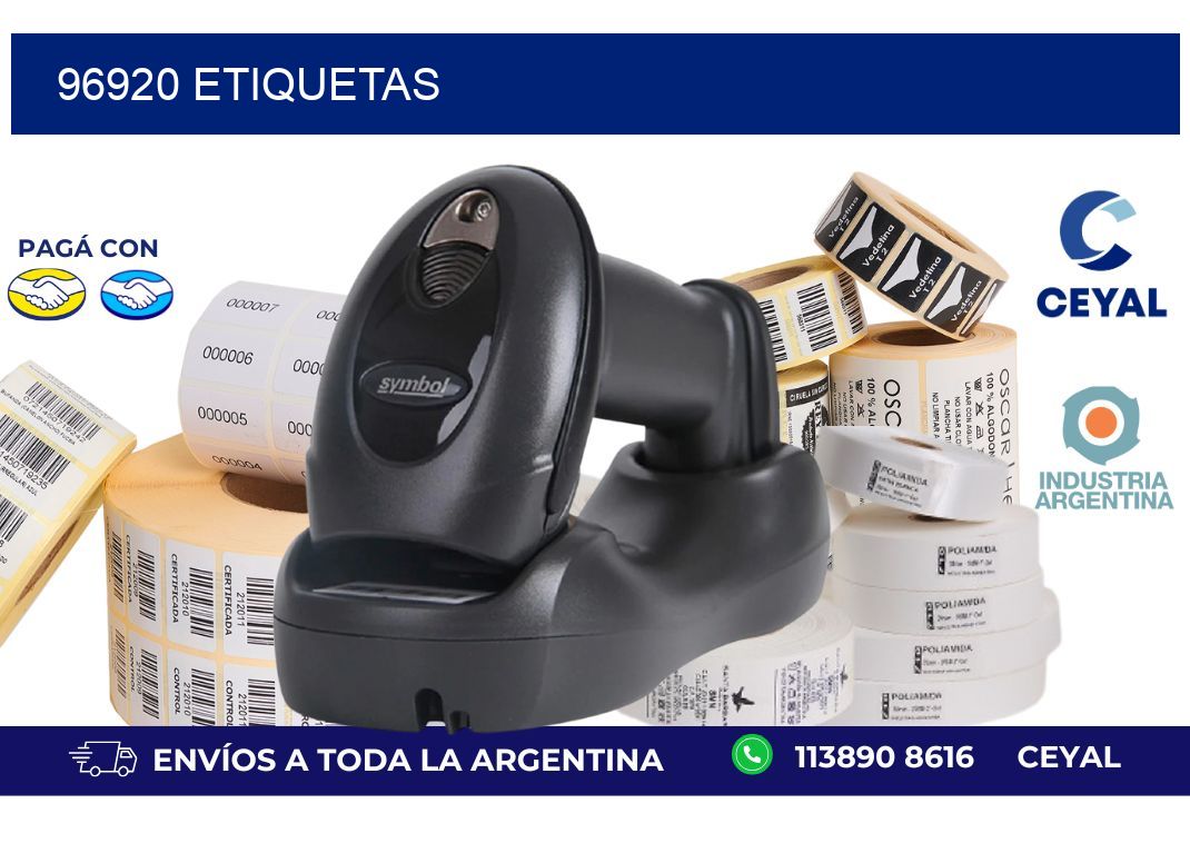 96920 ETIQUETAS