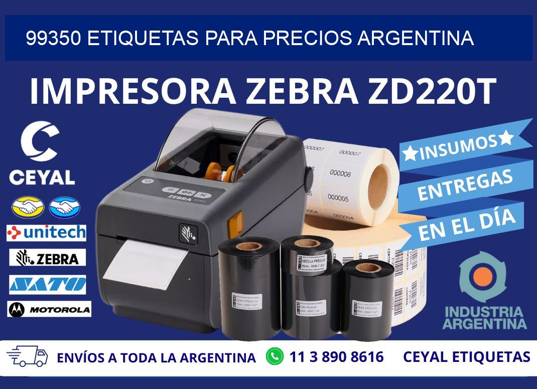 99350 ETIQUETAS PARA PRECIOS ARGENTINA