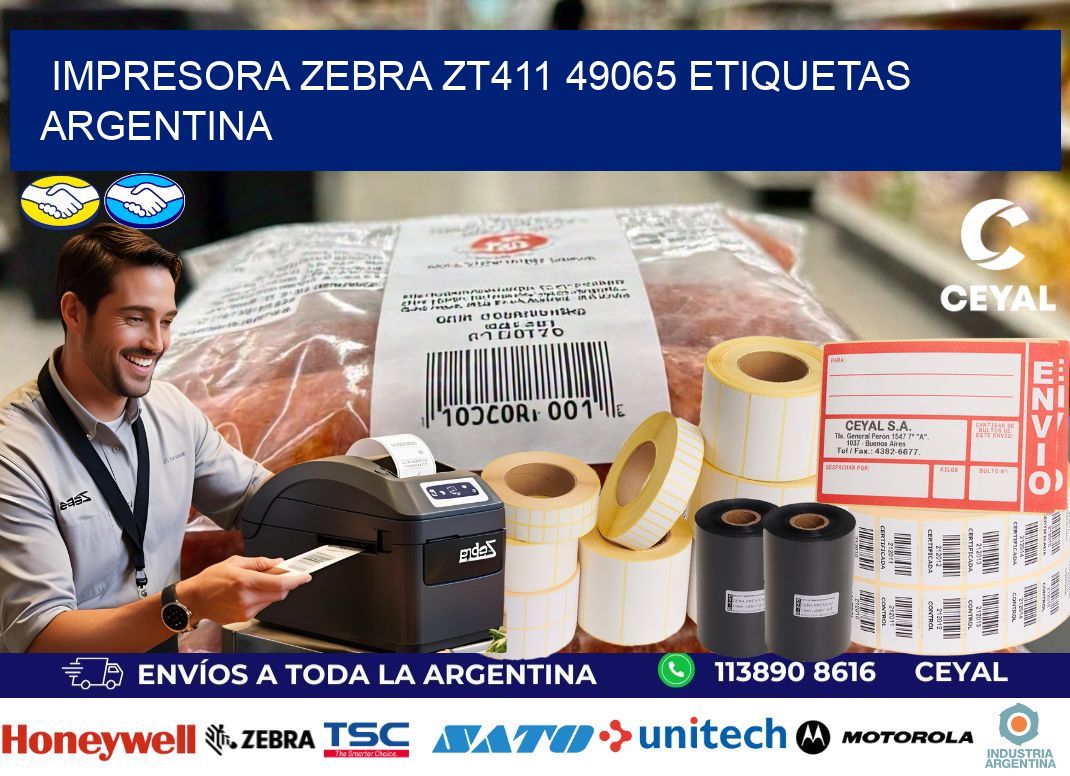 Impresora zebra zt411 49065 etiquetas argentina