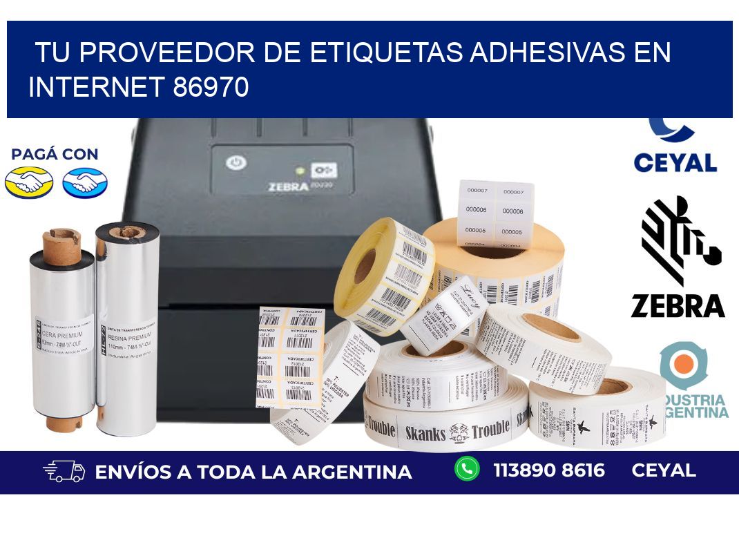 Tu Proveedor de Etiquetas Adhesivas en Internet 86970