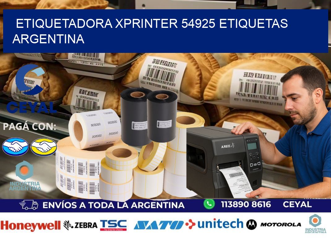 etiquetadora xprinter 54925 etiquetas argentina