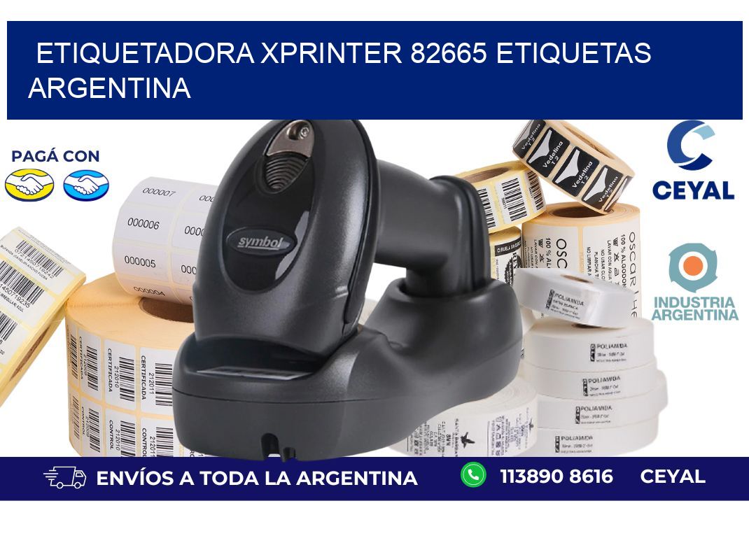 etiquetadora xprinter 82665 etiquetas argentina