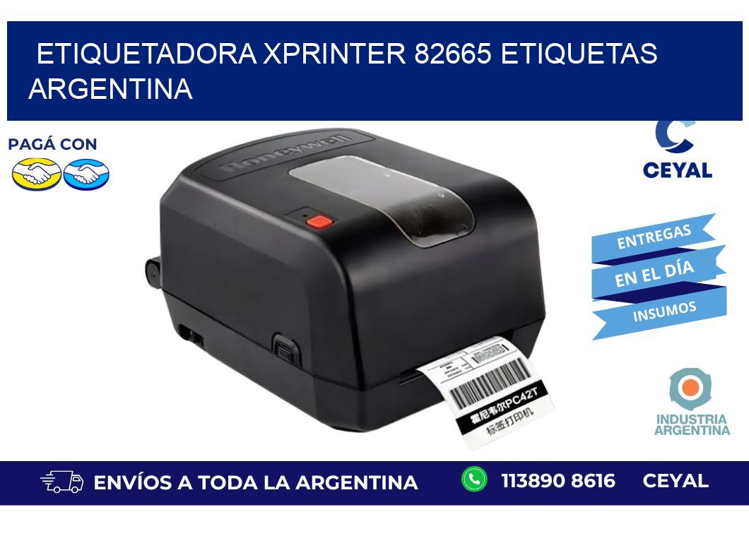 etiquetadora xprinter 82665 etiquetas argentina