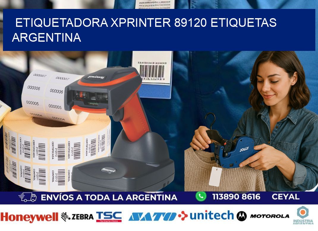 etiquetadora xprinter 89120 etiquetas argentina