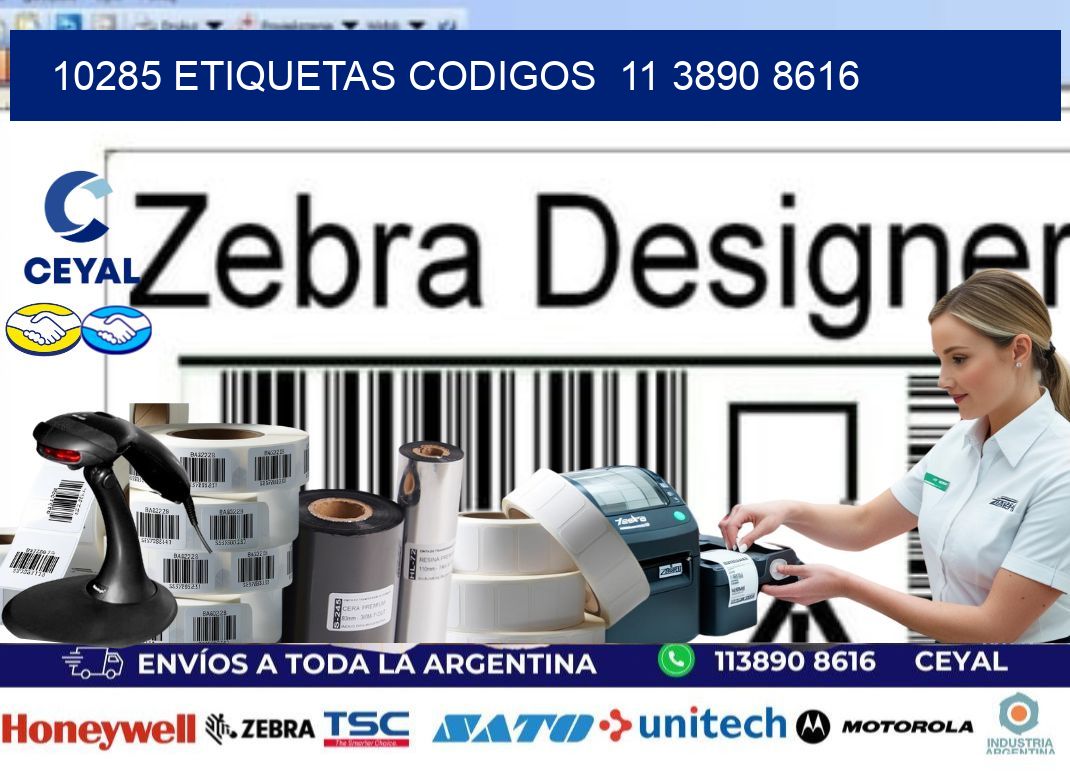 10285 ETIQUETAS CODIGOS  11 3890 8616