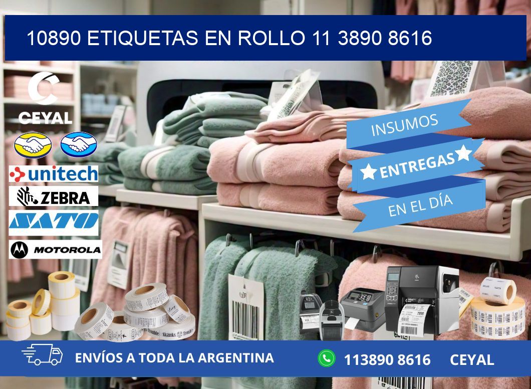 10890 ETIQUETAS EN ROLLO 11 3890 8616