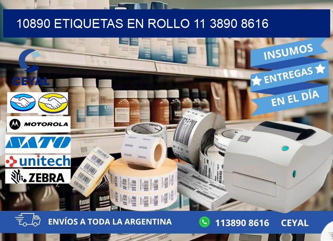 10890 ETIQUETAS EN ROLLO 11 3890 8616