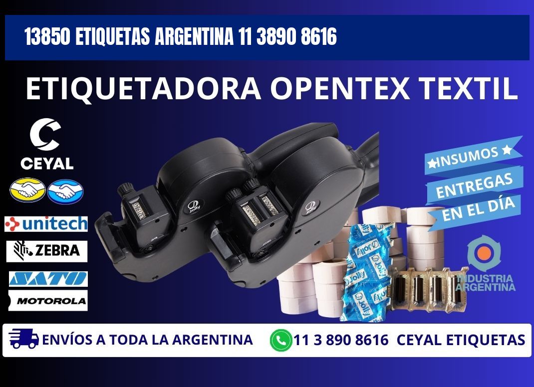 13850 ETIQUETAS ARGENTINA 11 3890 8616