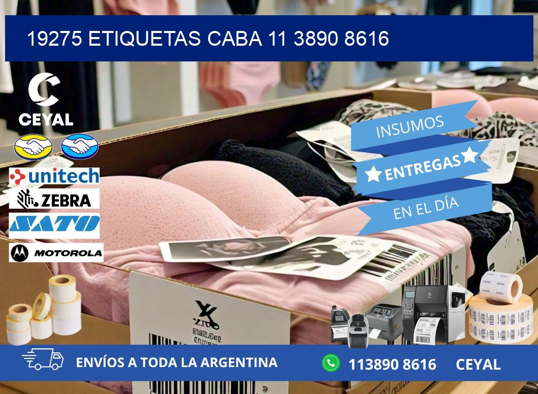 19275 ETIQUETAS CABA 11 3890 8616