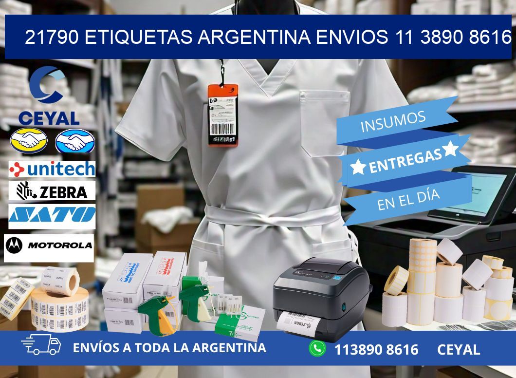 21790 ETIQUETAS ARGENTINA ENVIOS 11 3890 8616