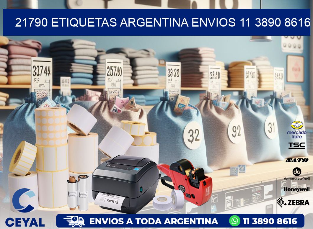 21790 ETIQUETAS ARGENTINA ENVIOS 11 3890 8616