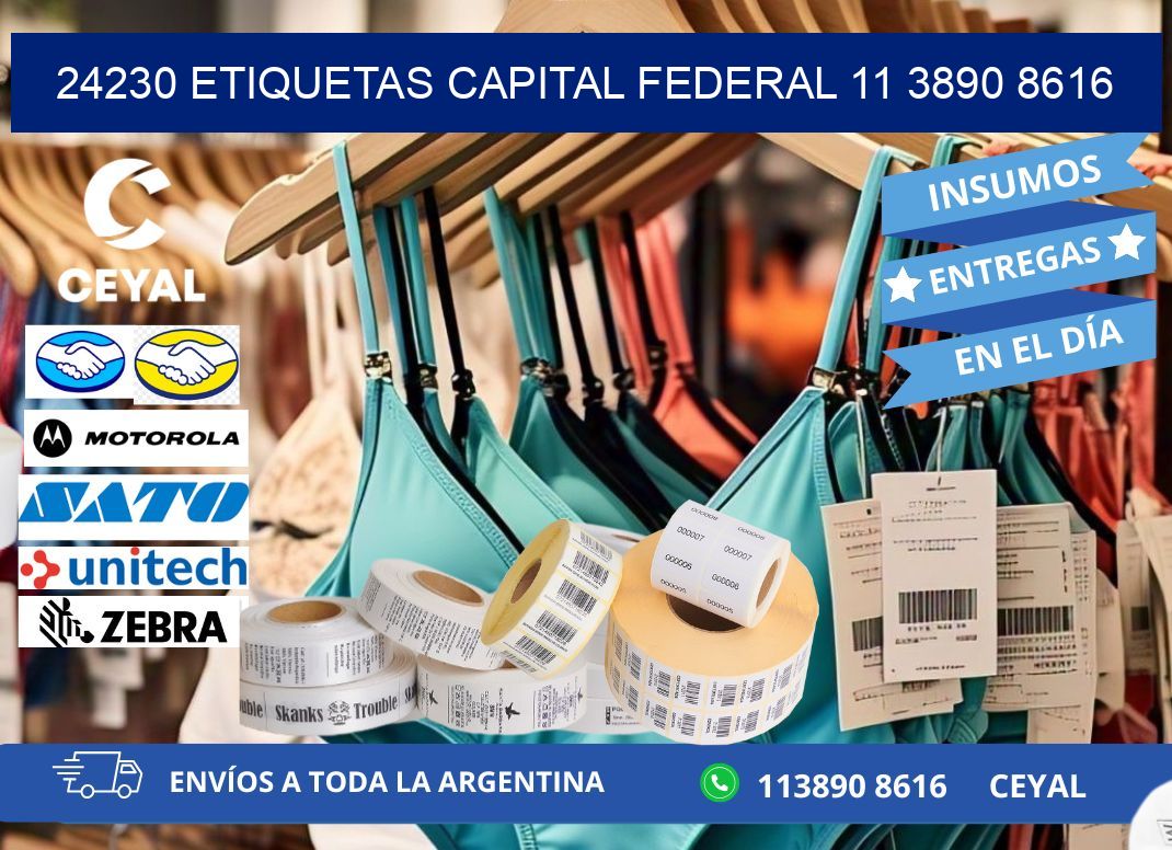 24230 ETIQUETAS CAPITAL FEDERAL 11 3890 8616