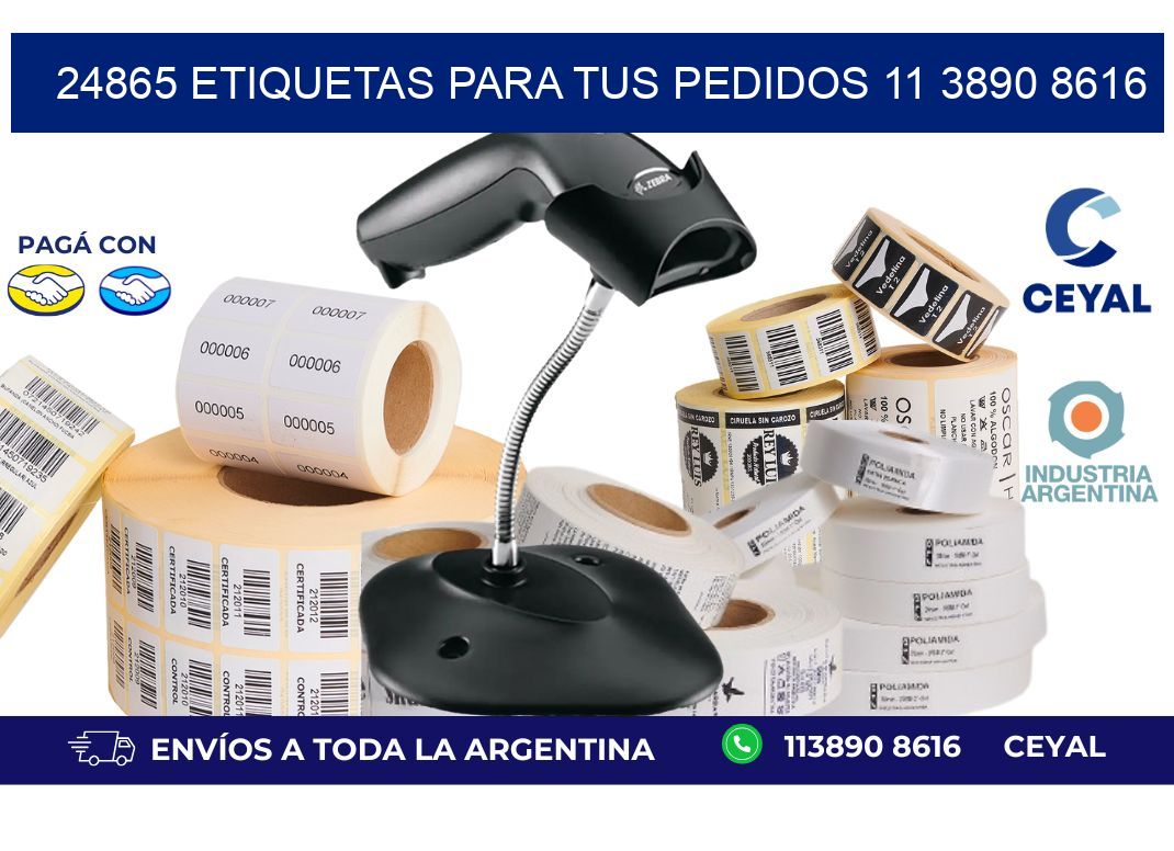 24865 ETIQUETAS PARA TUS PEDIDOS 11 3890 8616