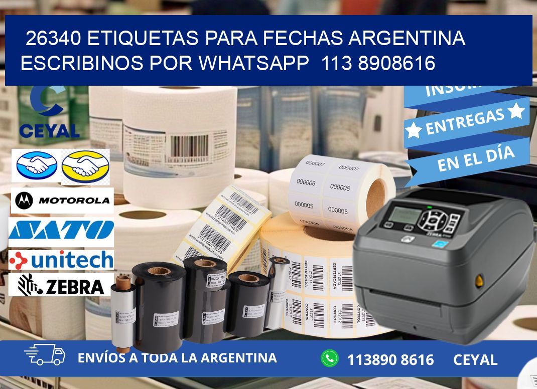 26340 ETIQUETAS PARA FECHAS ARGENTINA ESCRIBINOS POR WHATSAPP  113 8908616