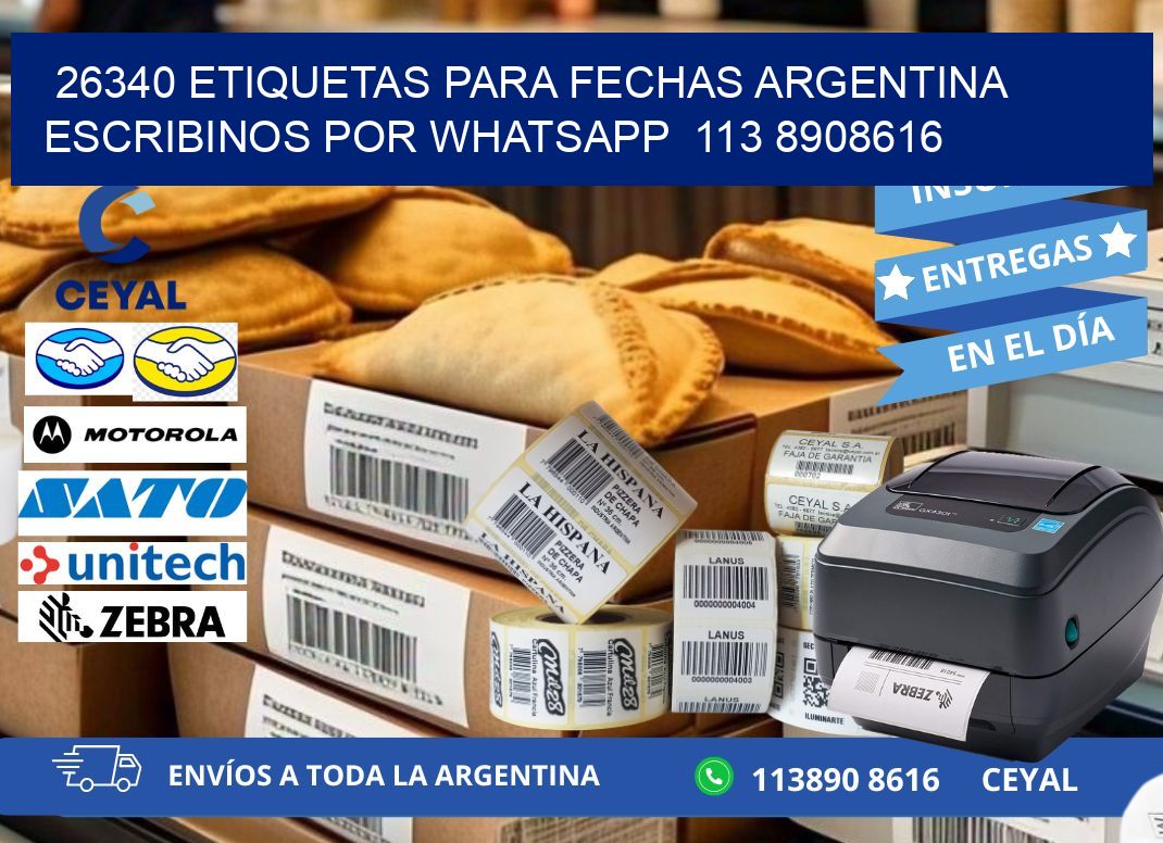 26340 ETIQUETAS PARA FECHAS ARGENTINA ESCRIBINOS POR WHATSAPP  113 8908616