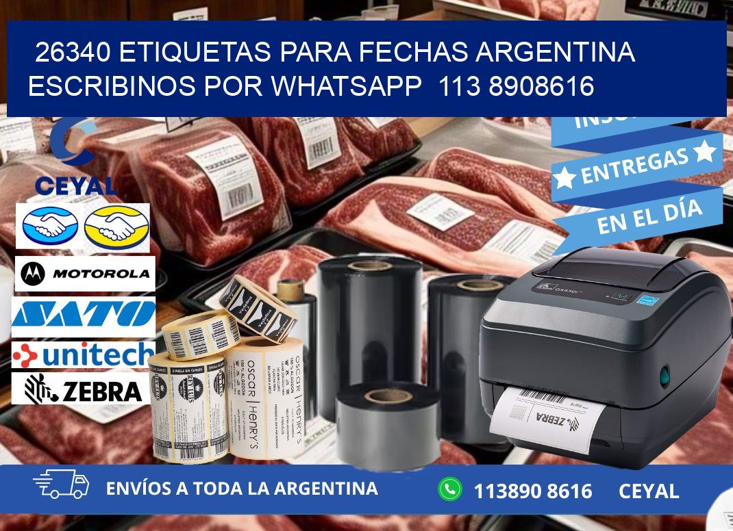 26340 ETIQUETAS PARA FECHAS ARGENTINA ESCRIBINOS POR WHATSAPP  113 8908616
