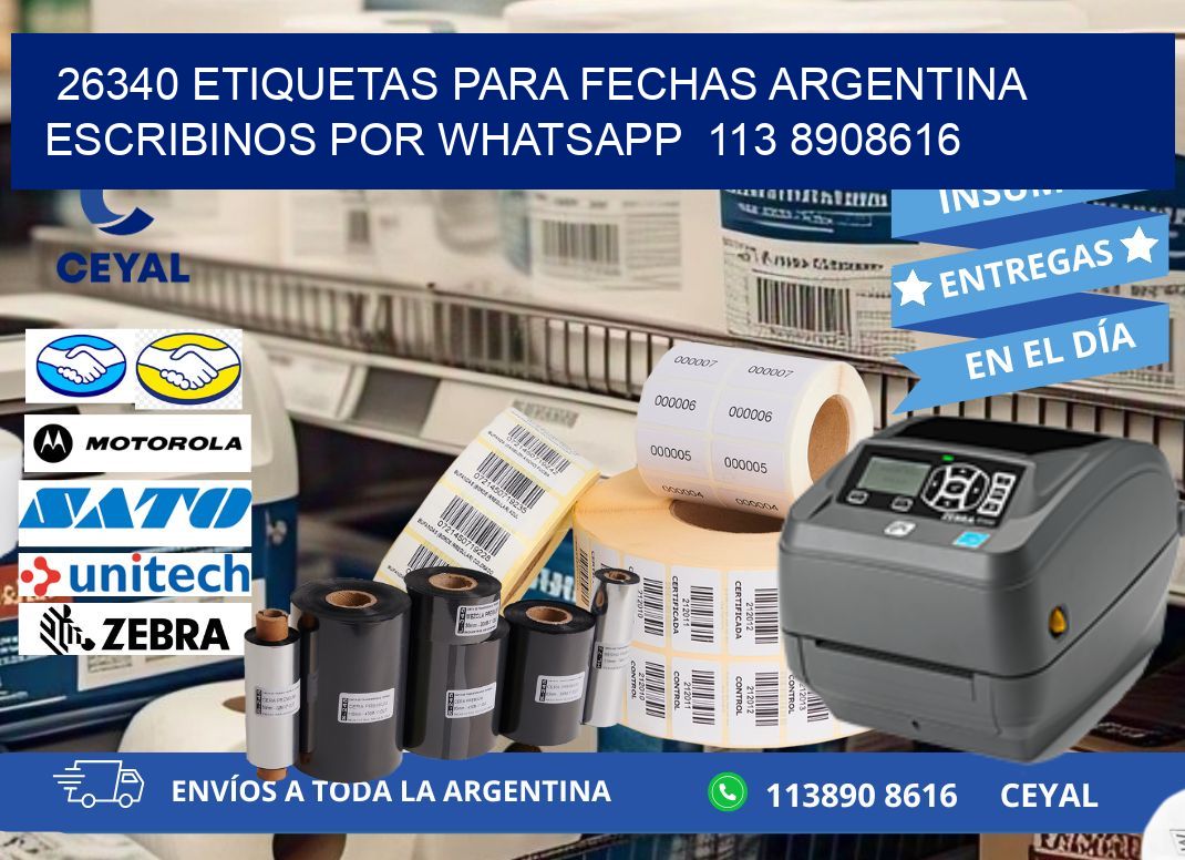26340 ETIQUETAS PARA FECHAS ARGENTINA ESCRIBINOS POR WHATSAPP  113 8908616