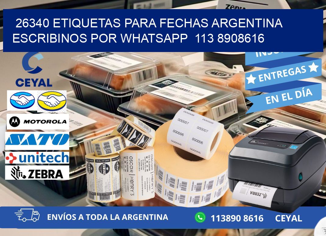 26340 ETIQUETAS PARA FECHAS ARGENTINA ESCRIBINOS POR WHATSAPP  113 8908616
