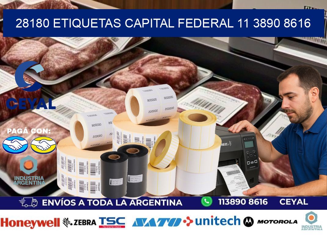 28180 ETIQUETAS CAPITAL FEDERAL 11 3890 8616