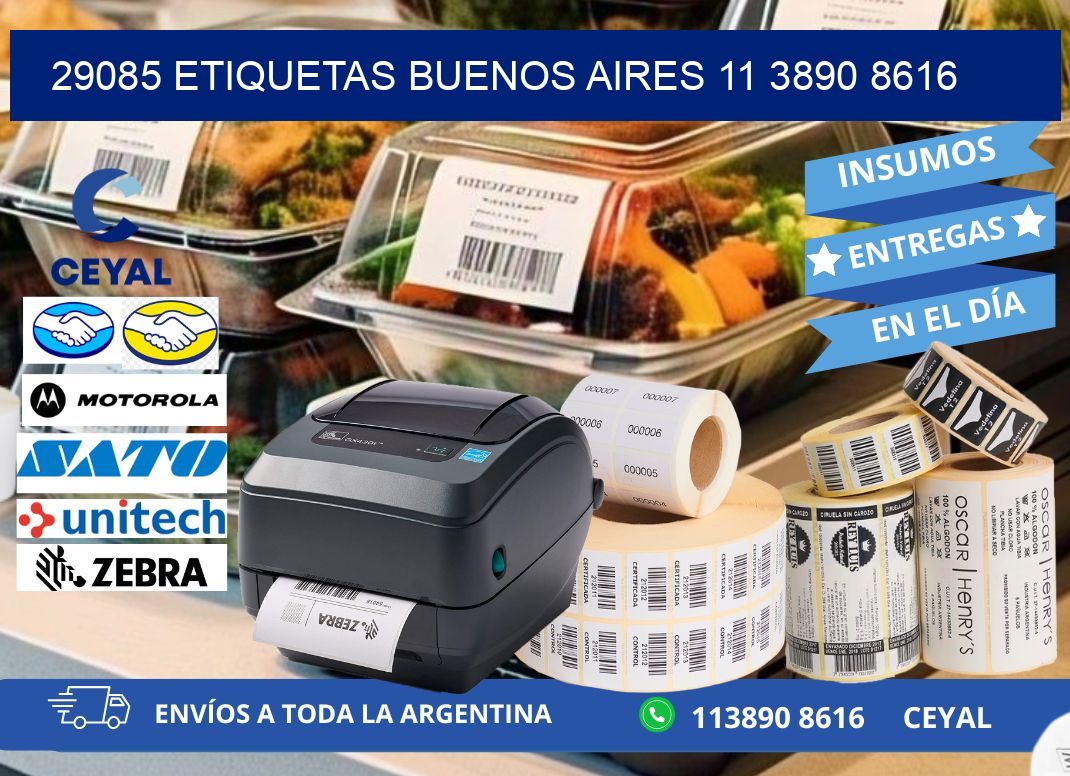 29085 ETIQUETAS BUENOS AIRES 11 3890 8616