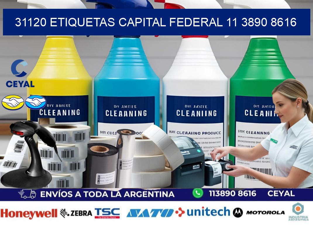31120 ETIQUETAS CAPITAL FEDERAL 11 3890 8616