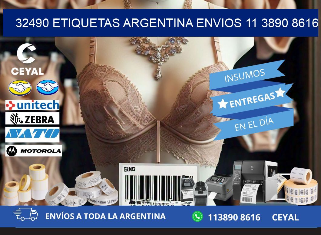 32490 ETIQUETAS ARGENTINA ENVIOS 11 3890 8616