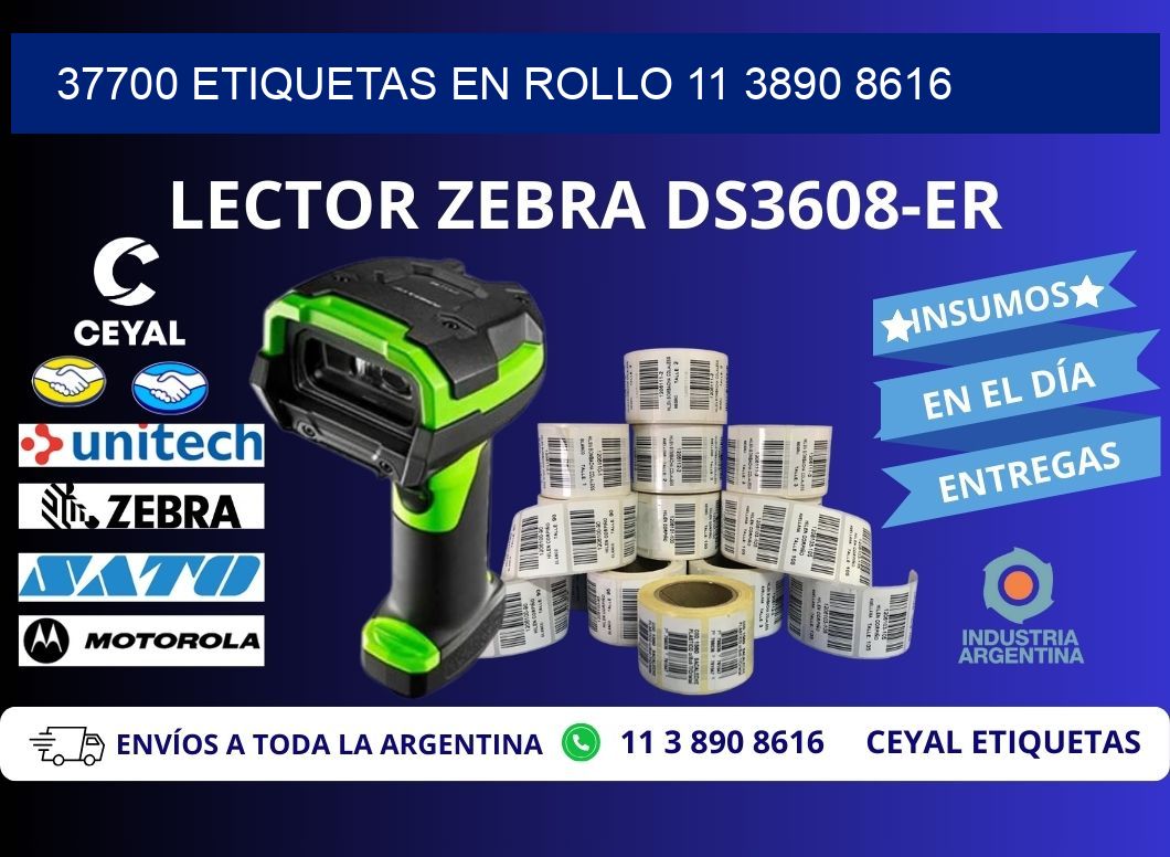 37700 ETIQUETAS EN ROLLO 11 3890 8616