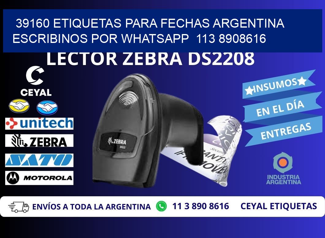 39160 ETIQUETAS PARA FECHAS ARGENTINA ESCRIBINOS POR WHATSAPP  113 8908616